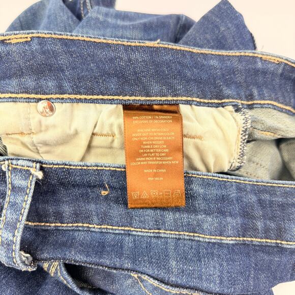 Kut from the Kloth Stevie Straight Leg Mid Rise Dark Wash Women's Denim Jeans 8 - Picture 12 of 15